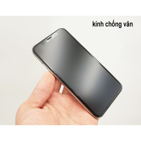 Kính cường lực Full màn chống BÁM VÂN TAY iphone 6/6s/6p/6sp/7/7p/8/8p/x/xs/xr/xsm/se/11/12/pro/max/plus/sxmax/promax