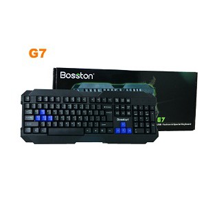 Bàn Phím BOSSTON GAME G7 USB - Chữ khắc Laser