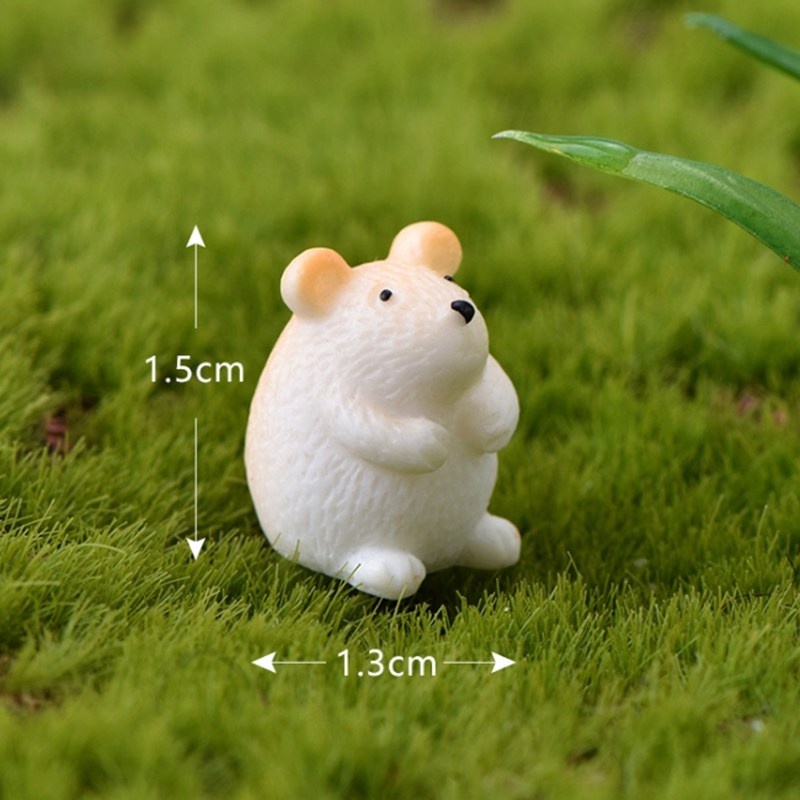 Set 5 mô hình động vật mini dễ thương trang trí sân vườn