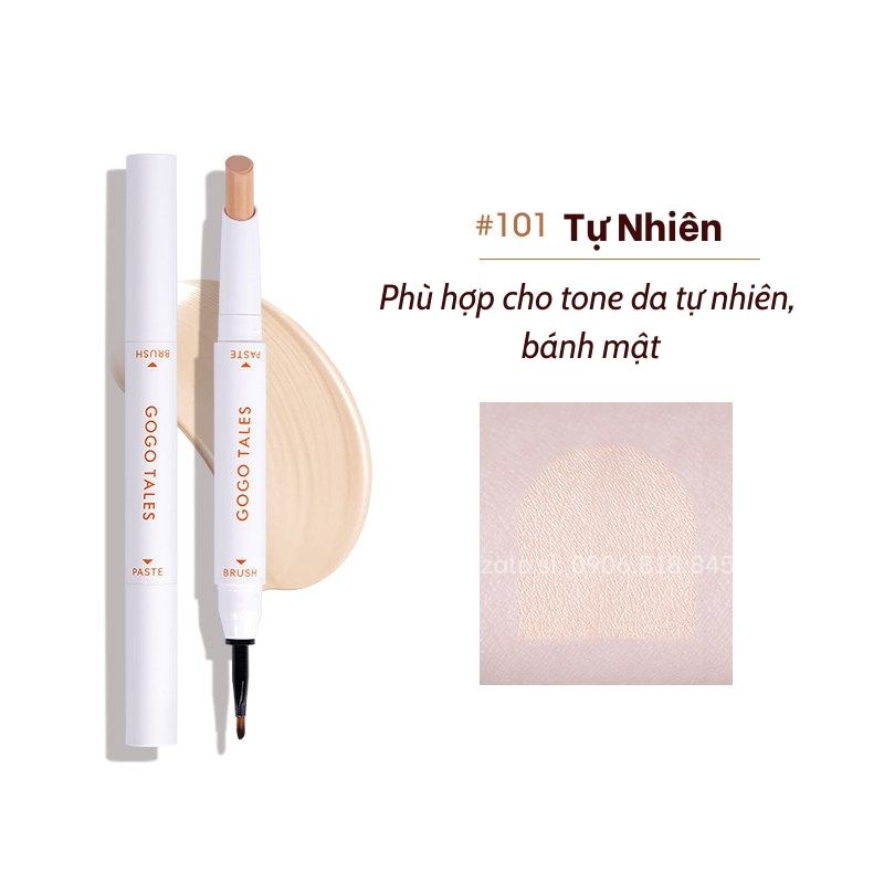 Bút Che Khuyết Điểm 2 Đầu GOGO TALES Flawless Soft and Moist GT341 - GOGO TALES