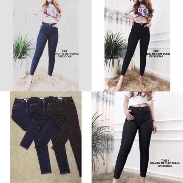 Quần Jean siêu co giãn form dáng cực kỳ chuẩn đẹp mặc tôn dáng