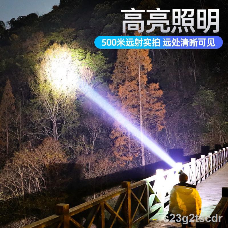 Đèn pha Hengyao ánh sáng mạnh có thể sạc lại được siêu gắn trên đầu pin cảm ứng chụp tầm xa của người khai thác1