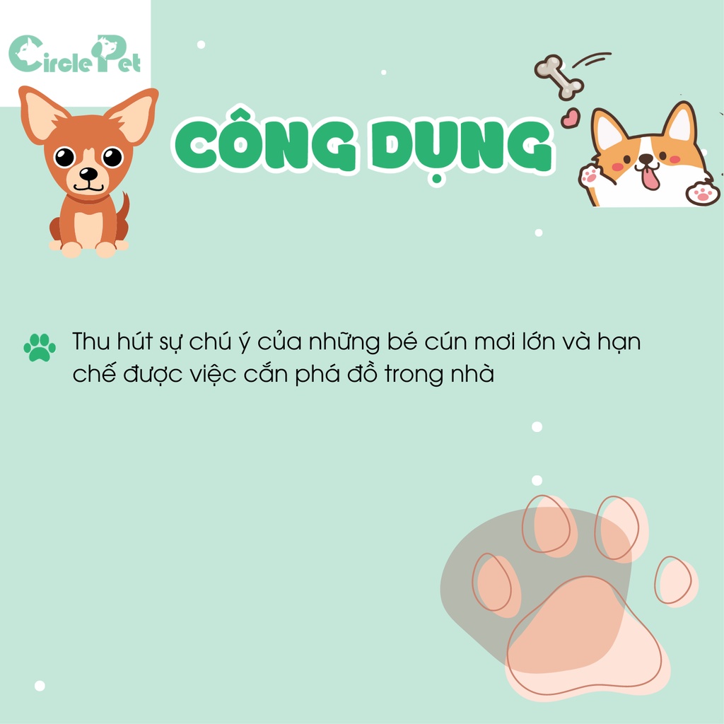Đồ Chơi Pian Pian Banh Cao Su 7 Màu Cao Cấp An Toàn Dành Cho Chó - Circle Pet