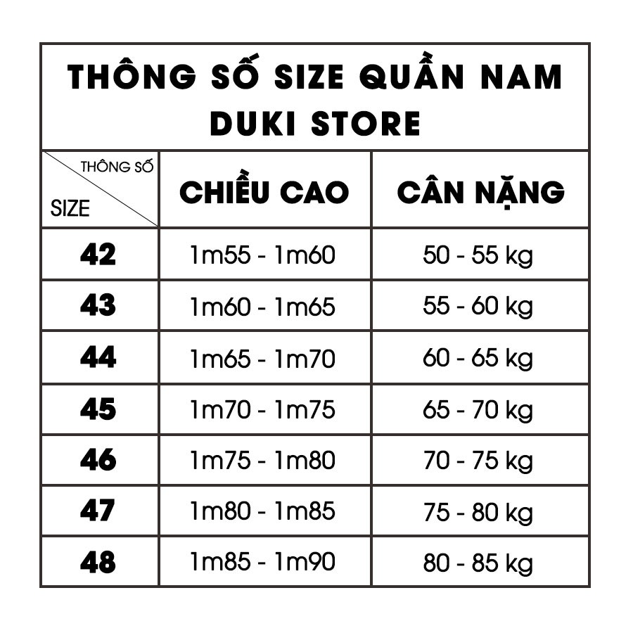 Quần âu nam màu đen đẹp - DUKI STORE