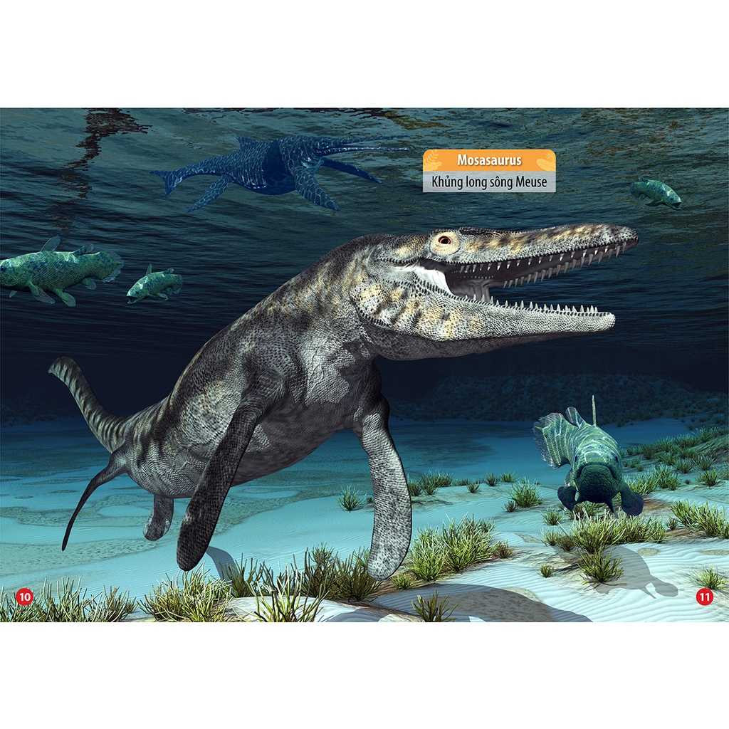 Sách - Thư Viện Hình Ảnh Song Ngữ Đầu Tiên Của Bé - Thế Giới Khủng Long