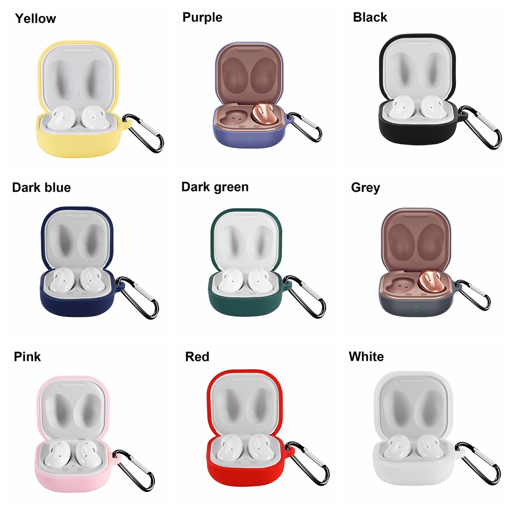 Vỏ bọc silicone mềm bảo vệ hộp sạc tai nghe Samsung Galaxy Buds Live chống sốc