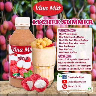 Sinh tố Vải VINA MỨT 1000ml