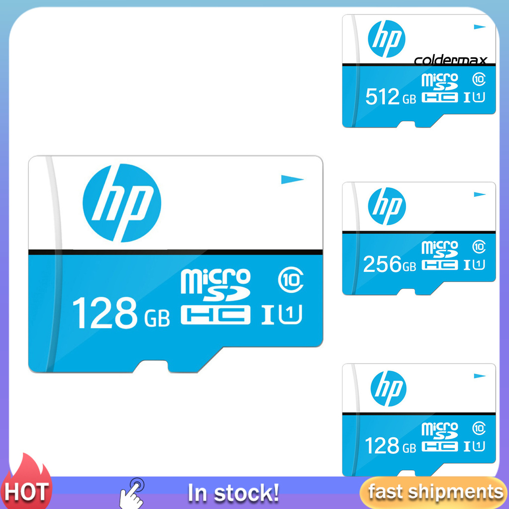 Thẻ Nhớ HP Micro-SD TF 64/128/256/512gb/1tb Tùy Chọn Chất Lượng Cao