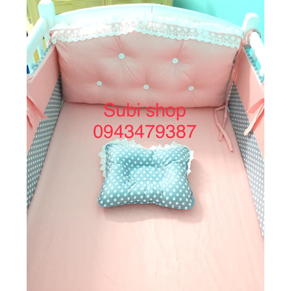 Combo quây ga+ màn + gối khách đặt