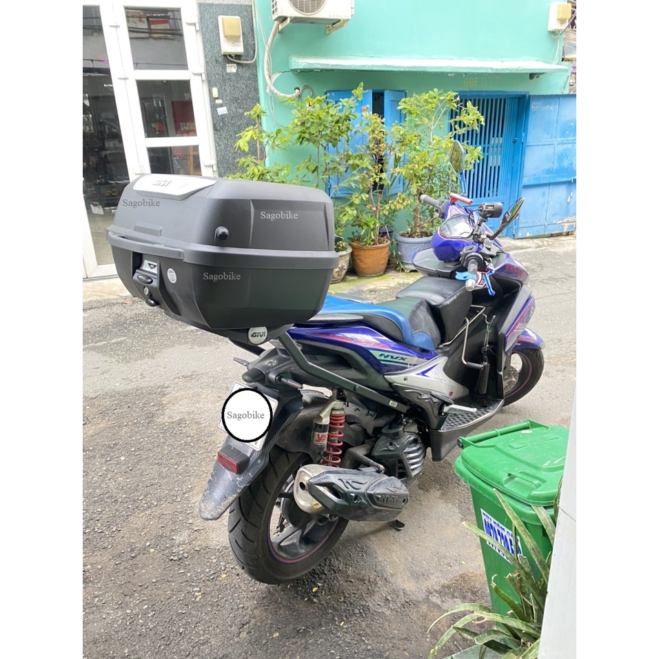 Thùng xe NVX, thùng Givi E43NTL_ADV, baga SRV NVX 155, hàng Givi chính hãng, bảo hành 2 năm.