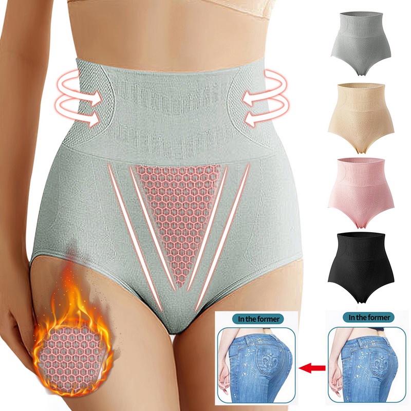 Quần Lót Cotton Lưng Cao Định Hình Eo