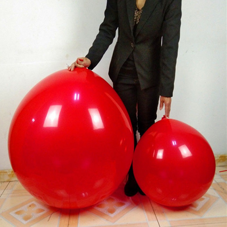 Bóng Jumbo cao su siêu to khổng lồ, nhiều màu sắc 90cm PK35