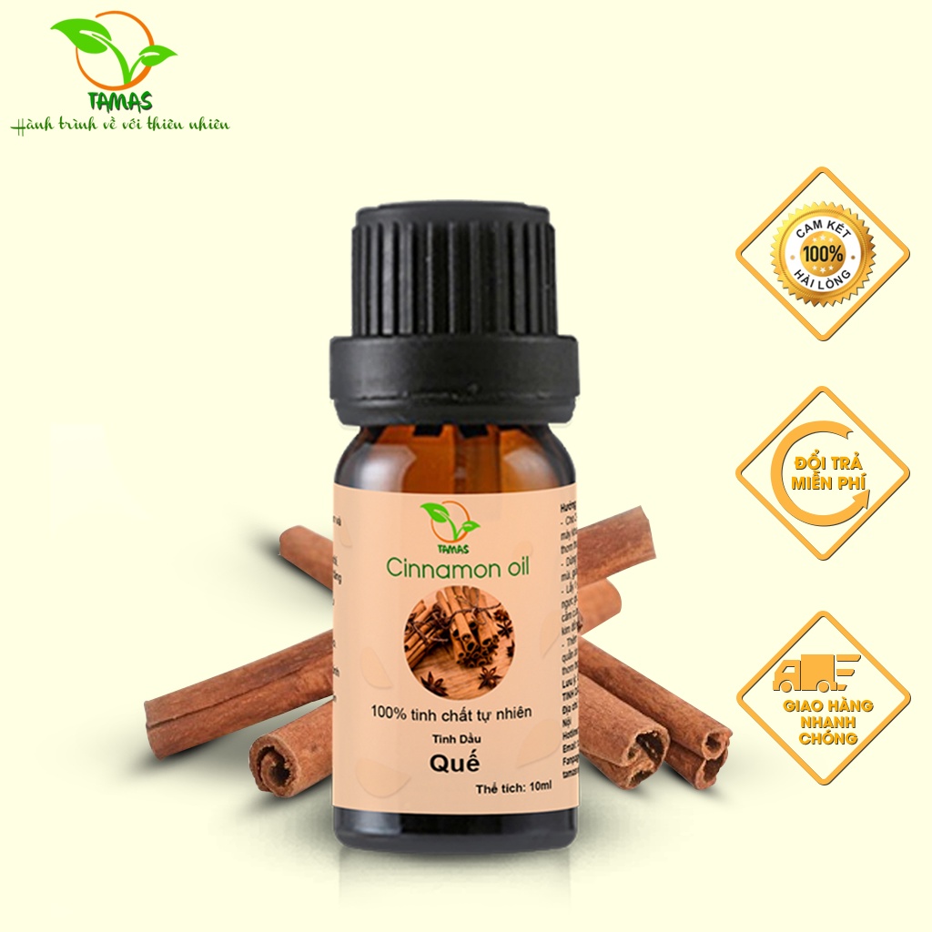 Tinh Dầu Thiên Nguyên Chất TAMAS 5ml, 10ml, Giúp Thơm Phòng, Khử Mùi, Đuổi Muỗi.