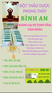 Bột tắm phong thủy bình an