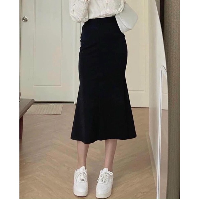 Chân váy đuôi cá dáng dài KH 284, chân váy midi phong cách ulzzang hàn quốc