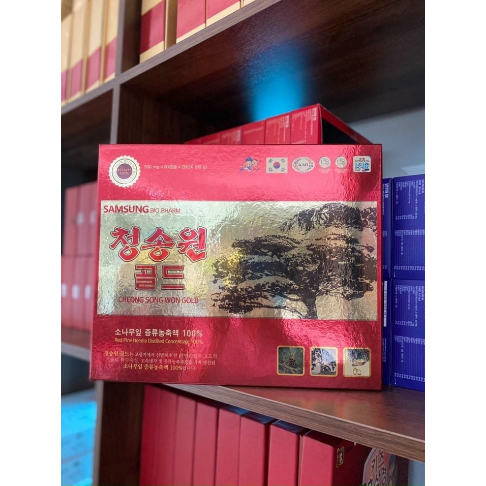 Tinh dầu thông dỏ Cheong Song Won Sam Sung chính hãng hàn Quốc _ Hộp 180v