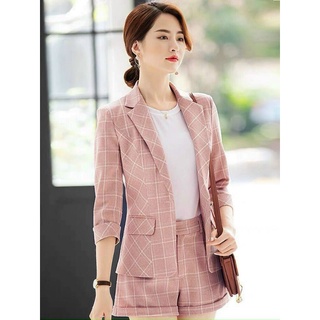 SÉT BỘ VEST SHORT CARO 3 MÓN