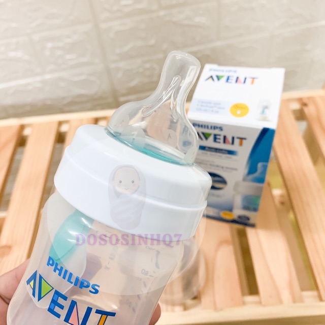 BÌNH SỮA PHILIPS AVENT GIẢM ĐẦY HƠI 125ML - 260ML