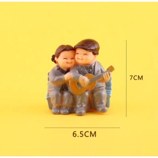 tượng trang trí bánh sinh nhật [FREESHIP❤️] Tượng ông bà  - Trang trí bánh kem