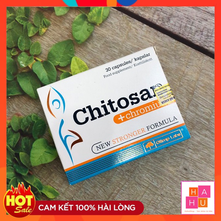 Chitosan + Chromium - Hỗ trợ giảm cân an toàn, giảm nguy cơ béo phì, giảm hấp thu chất béo