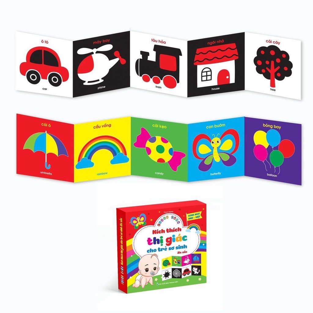 Sách - Flash Card Kích Thích Thị Giác - Zic Zắc