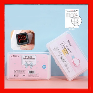 Bông Tẩy Trang Hộp 1000 miếng Lameila để đắp lotion mask