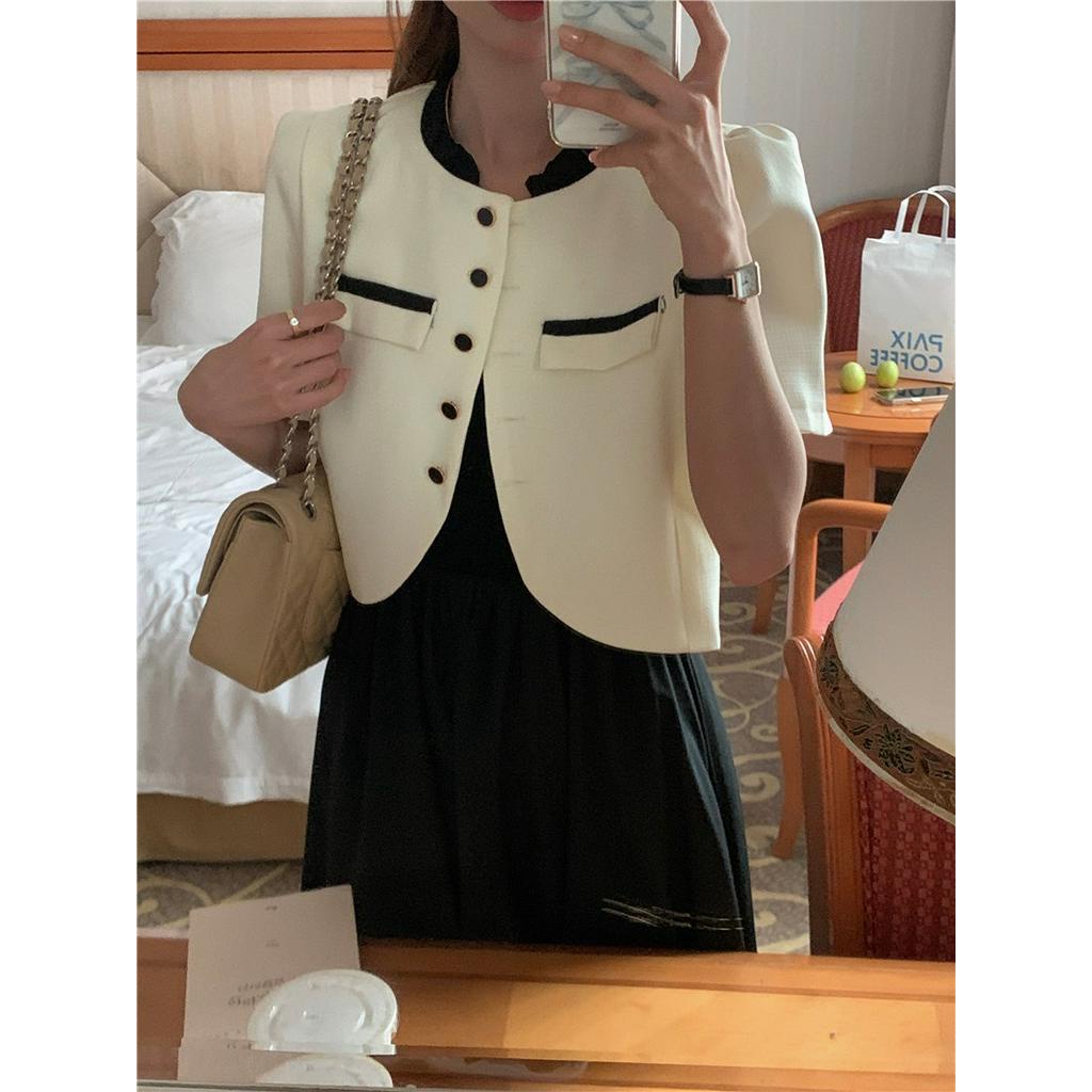 Đầm Ngắn Tay Màu Sắc Thời Trang Mùa Hè 62618