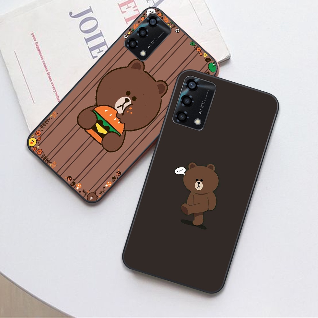 🔥 Ốp lưng oppo A95 gấu bown , đoremon siêu dễ thương . Vỏ lưng oppo chính hãng giá rẻ