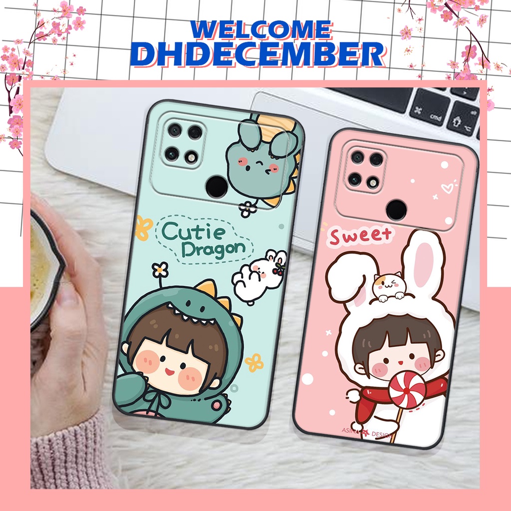 Ốp lưng Xiaomi POCO C40 / REDMI 10C / BẢO VỆ CAMERA in hình 3D lucky, gấu Brick xinh xắn - KHÔNG NÊN BỎ LỠ