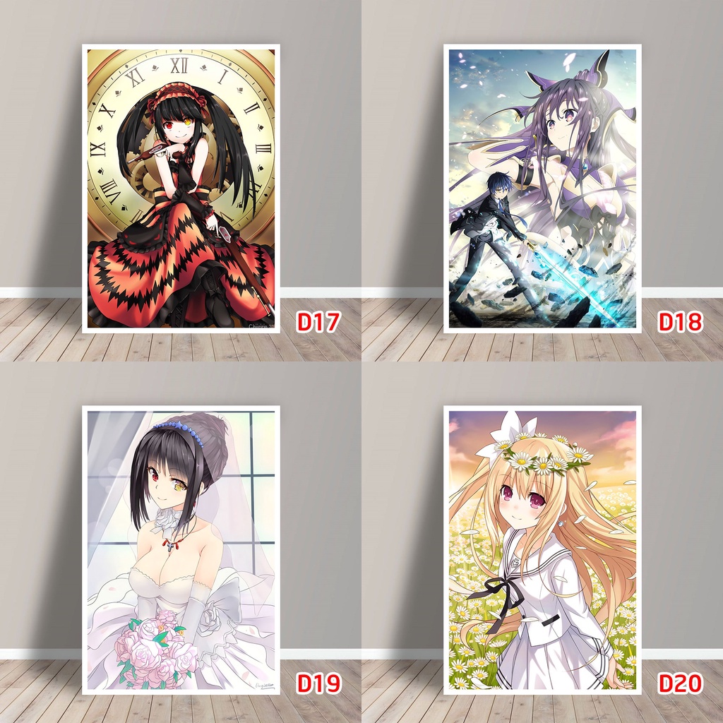 Tấm Postcard Cao Cấp Anime Date A Live