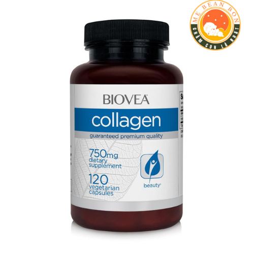 Viên uống Biovea Collagen 750mg 120 viên giúp da chống lại sự lão hóa,Phòng chống loãng xương Tăng cường thị lực của Đức