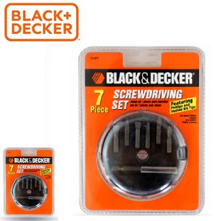 Black+decker - 71-077g bộ mũi vặn vít 7 chi tiết