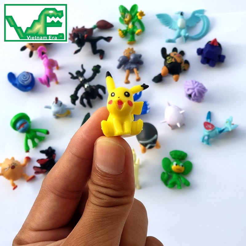 Mô hình Pokemon Mini Bằng đầu ngón tay đáng yêu dùng để trang trí