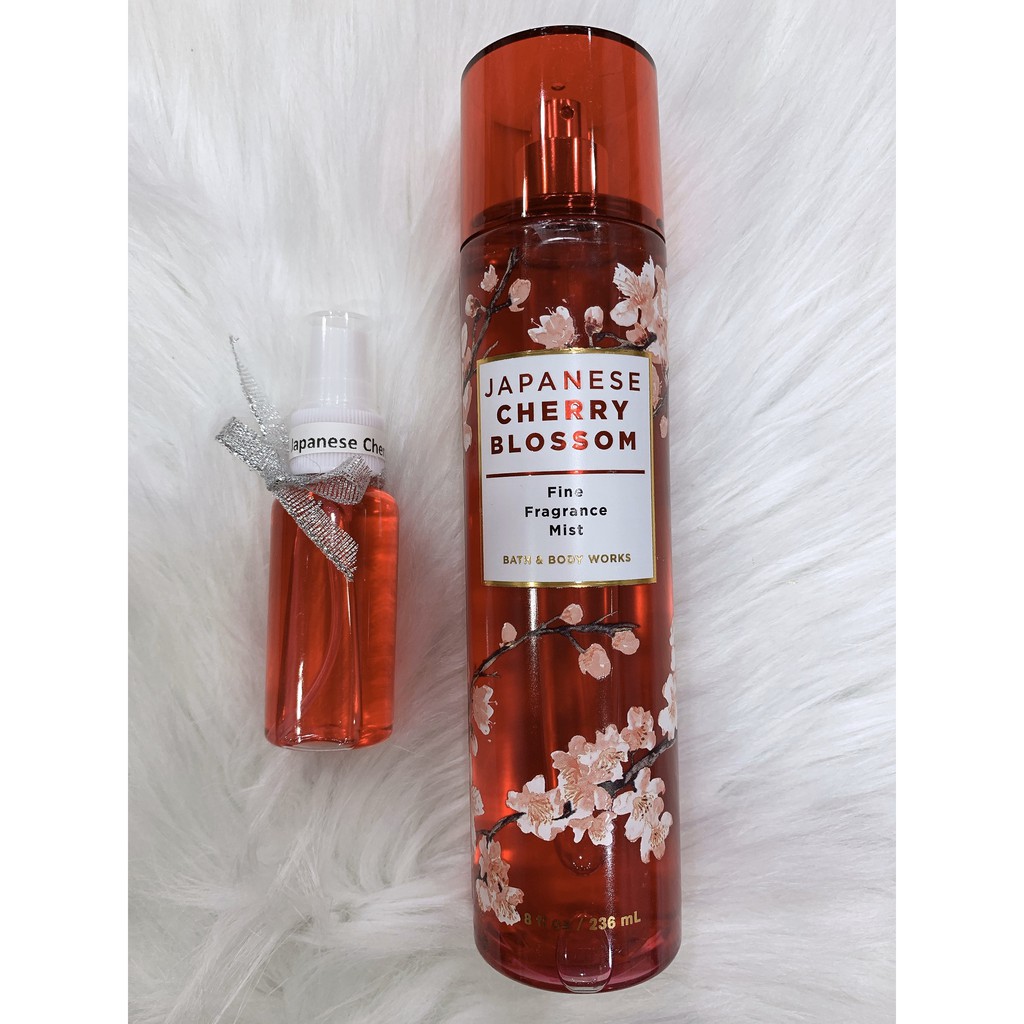 (Mini 30ml) Xịt thơm toàn thân Bath&Body Works Japanese Cherry Blossom (new) | Thế Giới Skin Care