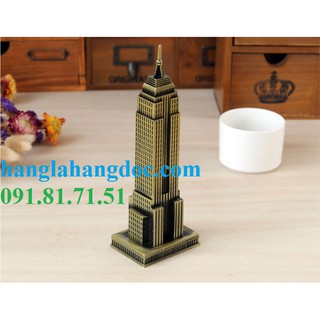 Mô hình kim loại tòa nhà Empire State, New York - Mỹ, cao 22cm