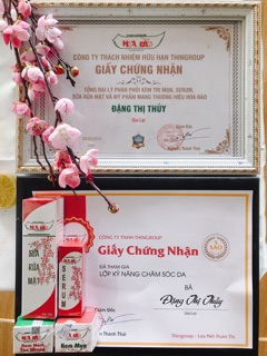 TRỊ MỤN HOA ĐÀO THINGROUP CHÍNH HÃNG