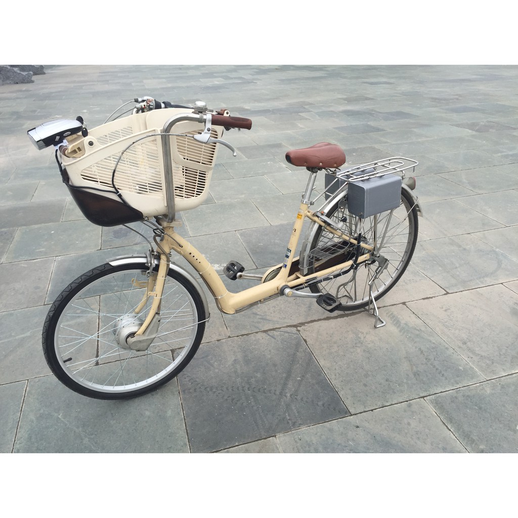 Bộ chế xe đạp thường thành xe đạp điện sanyo nhật bãi công suất 350w bánh trước