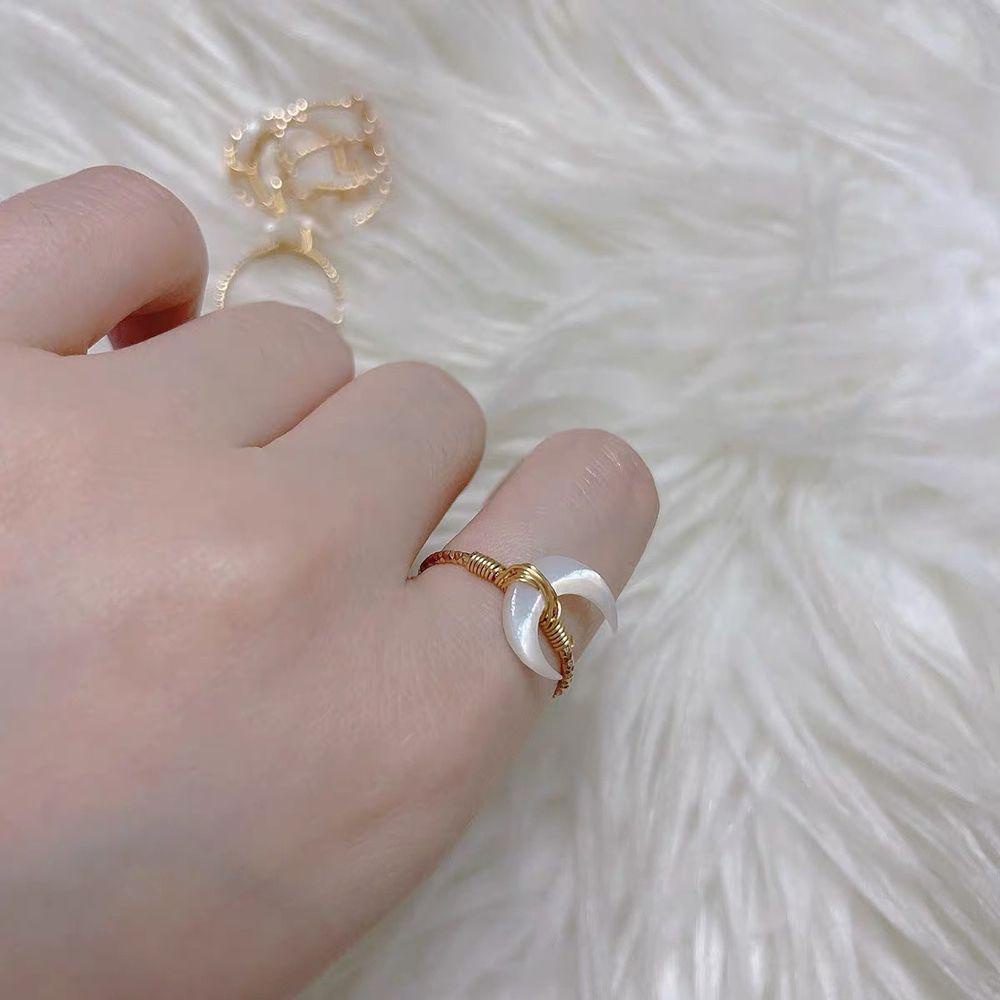 FORBETTER Vòng Cổ Choker Hình Mặt Trăng Đơn Giản Cá Tính Cho Nữ