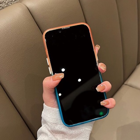 Ốp Điện Thoại TPU Acrylic Màu Gradient Chất Lượng Cao Cho iPhone 14 Pro Max 11 Pro Max 12 Pro Max 13 Pro Max