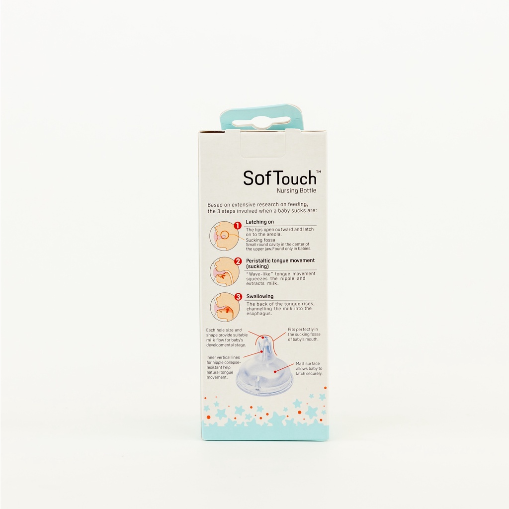 Bình Sữa Pigeon Softouch PP Plus Disney Baby - Màu Tím 160ml/240ml