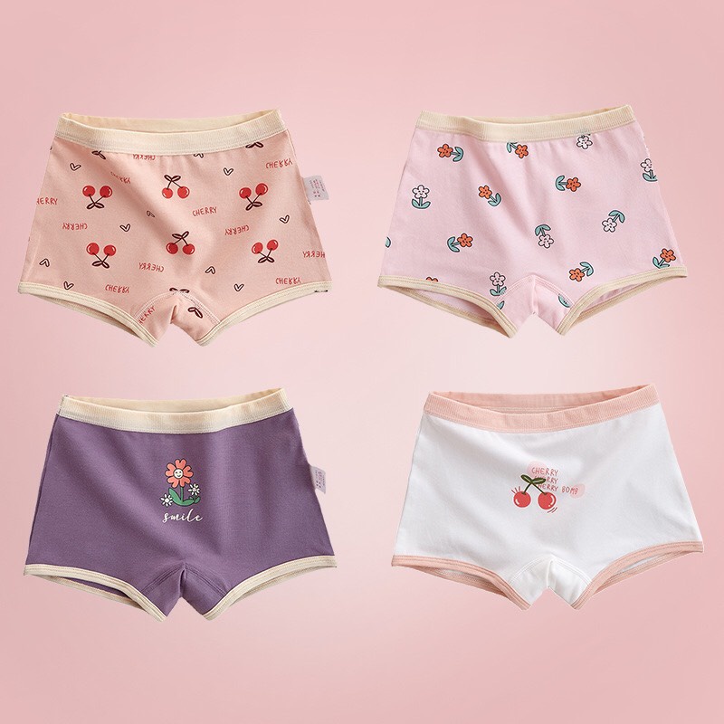 Chip đùi cho bé sét 4 quần lót bé gái size đại đồ lót trẻ em từ 9-47kg