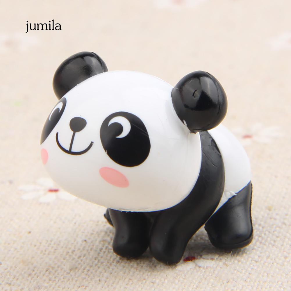 Set 8 mô hình gấu trúc dùng trang trí tiểu cảnh độc đáo