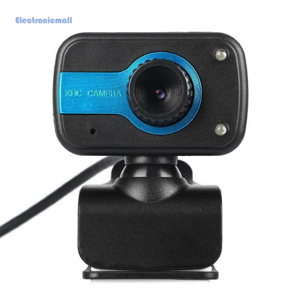 Webcam Điện Tửmall01 Usb Hd Có 2 Đèn Led Hỗ Trợ Tầm Nhìn Ban Đêm Kèm Micro | BigBuy360 - bigbuy360.vn