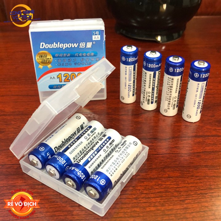 Combo 8 pin tiểu sạc AA dung lượng 1200mAh-Bảo hành 6 tháng-CAM KẾT VỀ CHẤT LƯỢNG