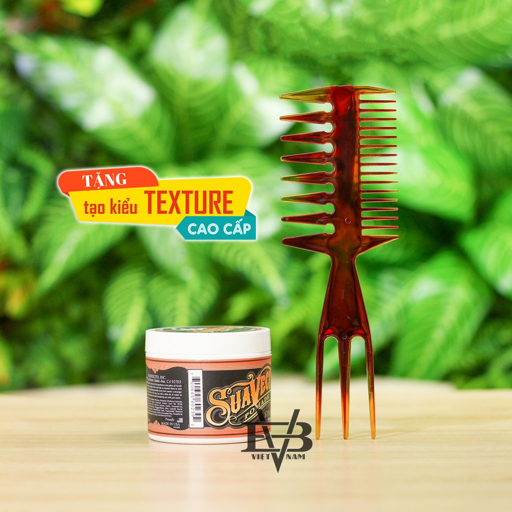 [CHÍNH HÃNG] Pomade gốc nước Suavecito Firme Clay Pomade 113G + Tặng lược tạo Texture cao cấp