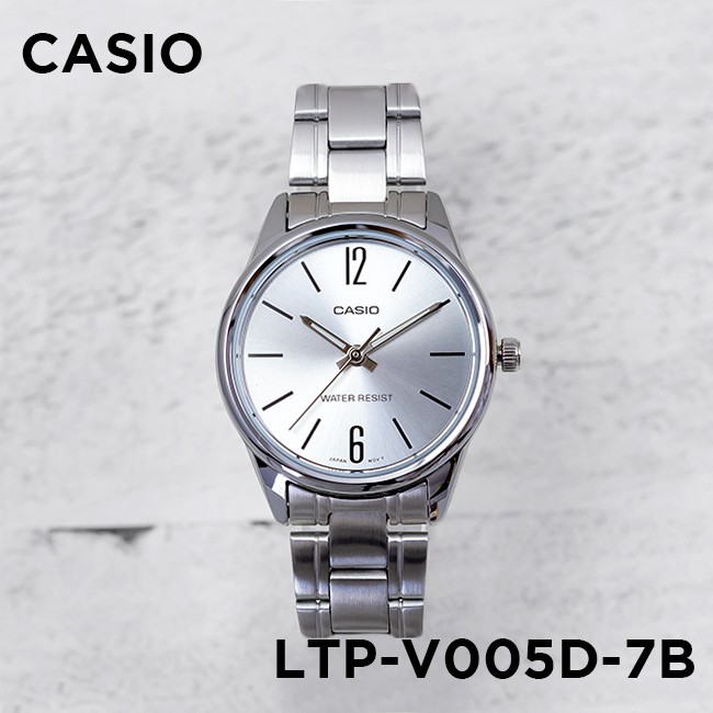 Đồng hồ nữ dây kim loại Casio chính hãng Anh Khuê LTP-V005D-7BUDF (28mm)
