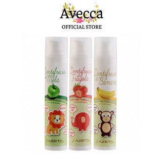 Gel đánh răng hữu cơ azetabio vị trái cây cho bé từ 0m+ 50ml