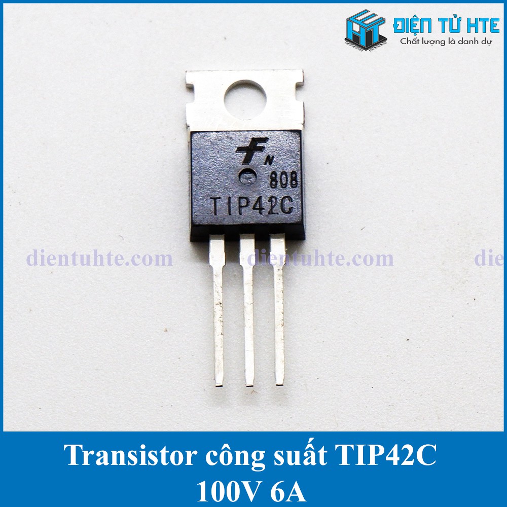 Transistor công suất NPN TIP41C TIP42C 100V 6A TO-220 [HTE Quy Nhơn CN2]