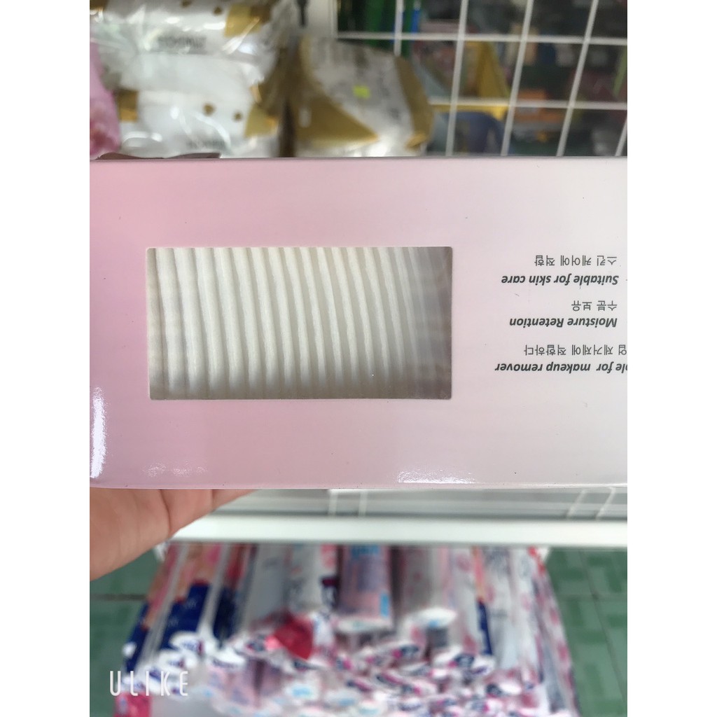 bông tẩy trang hộp shihi xịn Hàn Quốc 80 miếng