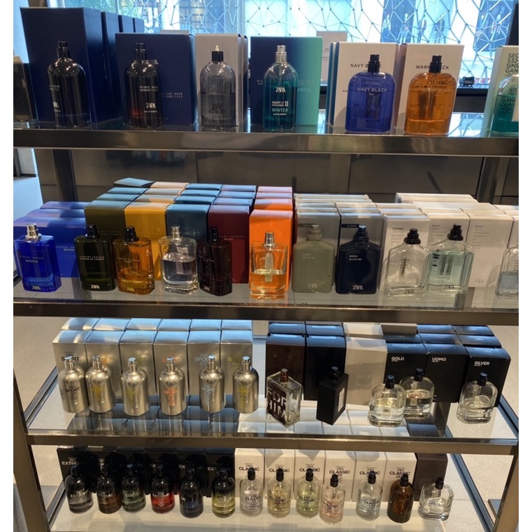 Tách set nước hoa nam ZARA MAN GOLD, SILVER 100ml ko box